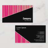 Diagonal V3 - Schwarz - Abstrakt 090716(07) Visitenkarte (Vorne/Hinten)