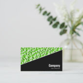 Diagonal V3 - Schwarz - Abstrakt 120716(07) Visitenkarte (Stehend Vorderseite)