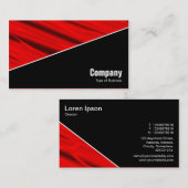 Diagonal V3 - Schwarz - Abstrakt 190716(01) Visitenkarte (Vorne/Hinten)