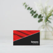 Diagonal V3 - Schwarz - Abstrakt 190716(01) Visitenkarte (Stehend Vorderseite)