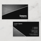 Diagonal V3 - Schwarz - Electric Pool Visitenkarte (Vorne/Hinten)