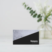 Diagonal V3 - Schwarz - Seifenblasen Visitenkarte (Stehend Vorderseite)