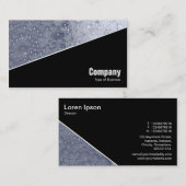 Diagonal V3 - Schwarze Seifenblasen 03 Visitenkarte (Vorne/Hinten)