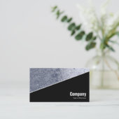 Diagonal V3 - Schwarze Seifenblasen 03 Visitenkarte (Stehend Vorderseite)