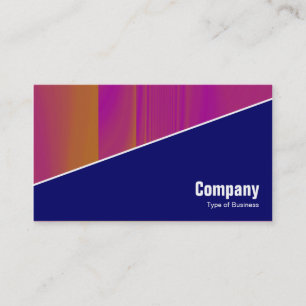 Diagonal V3 - Tiefes Navy Visitenkarte