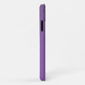 Diagonal Violet Lila Glitzer Gradient Monogramm Case-Mate iPhone Hülle (Hinten/Rechts)