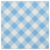 Diagonal Weiß/Blaues Gingham-Muster Stoff (Muster)