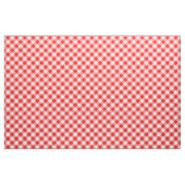 Diagonal Weiß/Rot-Gingham-Muster Stoff (Yard (91,4 cm))