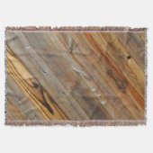 Diagonal Wood Plank Rustikal Decke (Vorderseite)