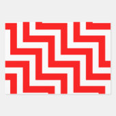 Diagonal Zickzack Geschenkpapier Set (Vorderseite)