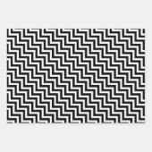 Diagonal Zickzack Geschenkpapier Set (Vorderseite 3)