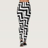 Diagonal Zickzack Leggings (Rückseite)