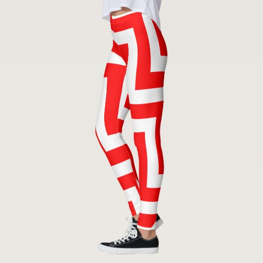 Diagonal Zickzack Leggings (Links)