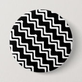 Diagonal Zig Zag Muster für zwei farbige Linien Button (Vorderseite)