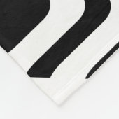 Diagonal Zig Zag Muster für zwei farbige Linien Fleecedecke (Ecke)