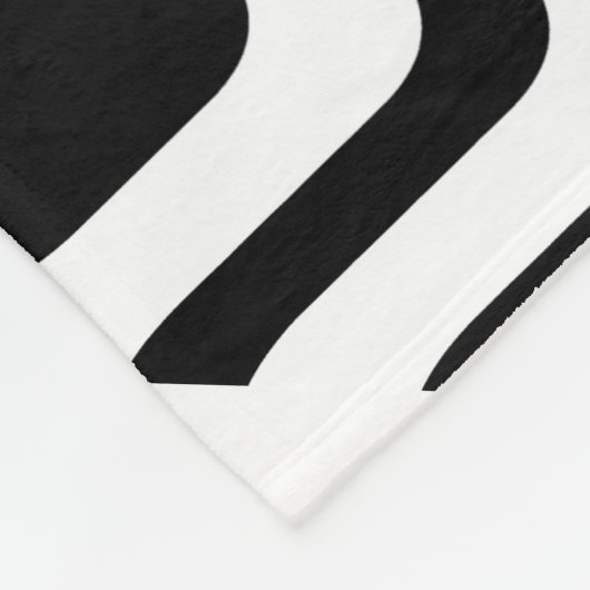 Diagonal Zig Zag Muster für zwei farbige Linien Fleecedecke (Ecke)