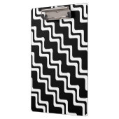 Diagonal Zig Zag Muster für zwei farbige Linien Klemmbrett (Links)