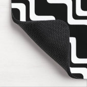 Diagonal Zig Zag Muster für zwei farbige Linien Mousepad (Ecke)