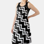 Diagonal Zig Zag Muster für zwei farbige Linien Schürze (InSitu)