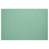 Diagonalblau und Orangenstreifen Stoff (Fat Quarter (45,7 x 55,9 cm))