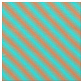 Diagonalblau und Orangenstreifen Stoff (Nahaufnahme)