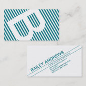 Diagonalblindfarben Visitenkarte (Vorne/Hinten)