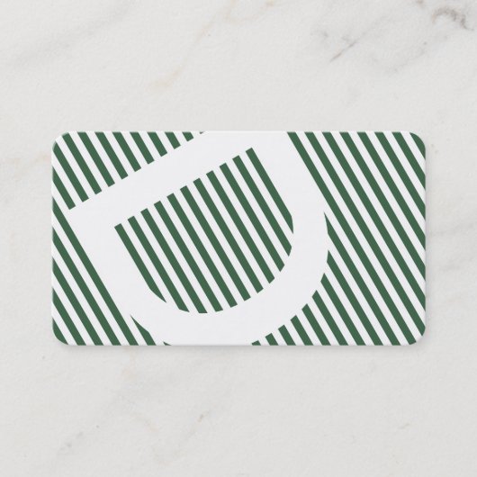 Diagonalblindgrün Visitenkarte (Vorderseite)