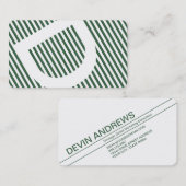 Diagonalblindgrün Visitenkarte (Vorne/Hinten)