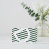 Diagonalblindgrün Visitenkarte (Stehend Vorderseite)