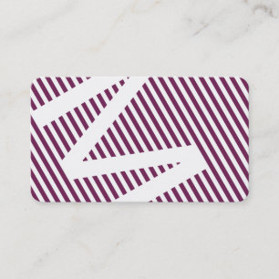 Diagonalblindweine lila visitenkarte