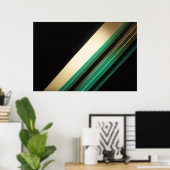 Diagonale Eleganz Poster (Heimbüro)