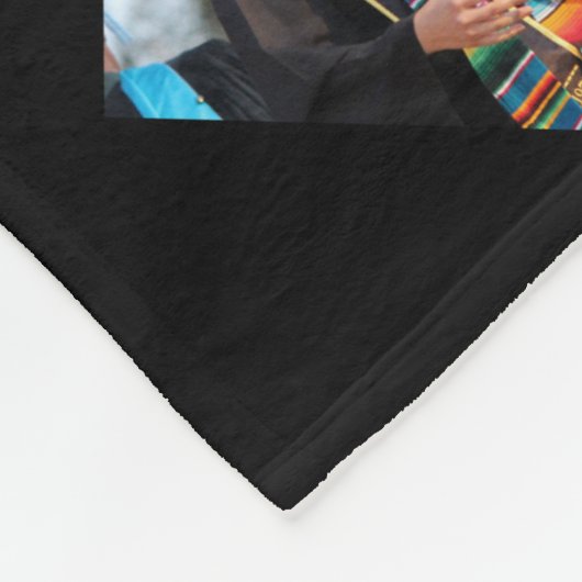 Diagonale Fotomaterial mit 17 Bildern Fleecedecke (Ecke)