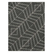 Diagonale Horizontale Vertikale Graue Gepunktete P Tischdecke (Vorderseite)