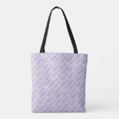 Diagonale lila Streifen Tasche (Rückseite)