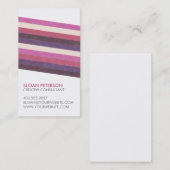 Diagonale Linie Visitenkarte (Vorne/Hinten)