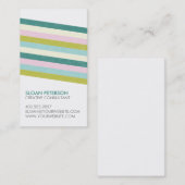 Diagonale Linie Visitenkarte (Vorne/Hinten)