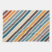 Diagonale Multicolor Streifen Geschirrtuch (Horizontal)