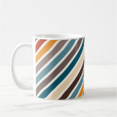 Diagonale Multicolor Streifen Kaffeetasse (Links)