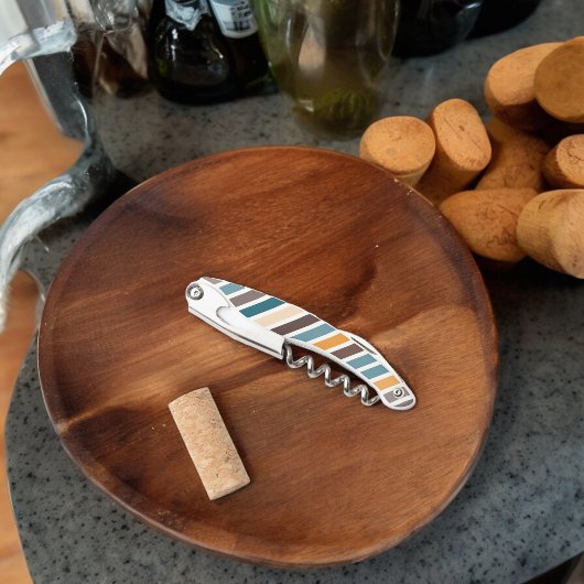 Diagonale Multicolor Streifen Kellnermesser