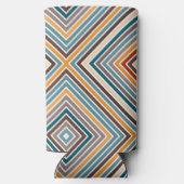 Diagonale Multicolor Streifen Selters Dosenkühler (Rückseite)