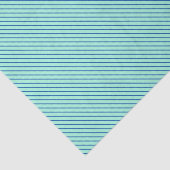 Diagonale Nadelstreifen - Aqua und Marine Seidenpapier (Ausschnitt)