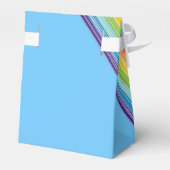Diagonale Regenbogenstreifen Geschenkschachtel (Rückseite)