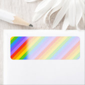 Diagonale Regenbogenstreifen Muster. (Insitu)