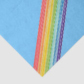 Diagonale Regenbogenstreifen Seidenpapier (Ausschnitt)