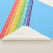 Diagonale Regenbogenstreifen Sherpadecke (3/4)