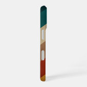 Diagonale Retro-Streifen iPhone 16 Hülle (Rechte Seite)