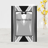 Diagonale schwarze, graue, metallisch gestreifte K Karte (Gelbe Blume)