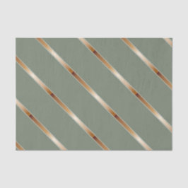 Diagonale Streifen aus dicken Kupfermetallen Seidenpapier