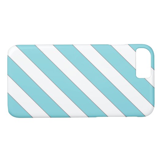 Diagonale Streifen hellblauer iPod touch (5. Gener Case-Mate iPhone Hülle (Rückseite (Horizontal))