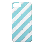 Diagonale Streifen hellblauer iPod touch (5. Gener Case-Mate iPhone Hülle (Rückseite)